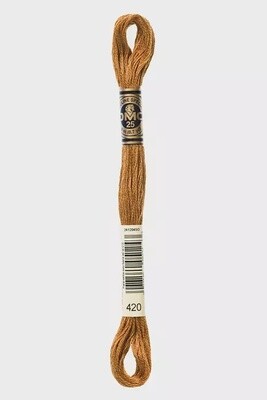 DMC 6-Strand Embroidery Floss-420 (hazelnut)