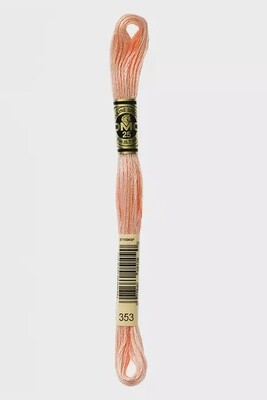 DMC 6-Strand Embroidery Floss-353 (ballet slippers)