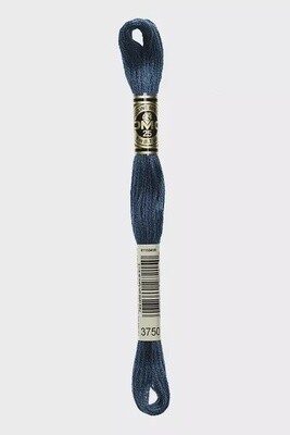 DMC 6-Strand Embroidery Floss-3750 (dark petrol blue)