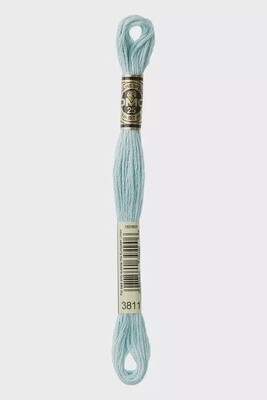 DMC 6-Strand Embroidery Floss-3811 (blue waterfall)