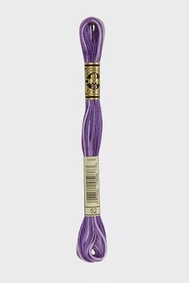 DMC 6-Strand Variegated Embroidery Floss-052 (pink lilac)