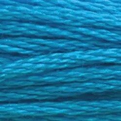 DMC 6-Strand Embroidery Floss-3843 (pool blue)