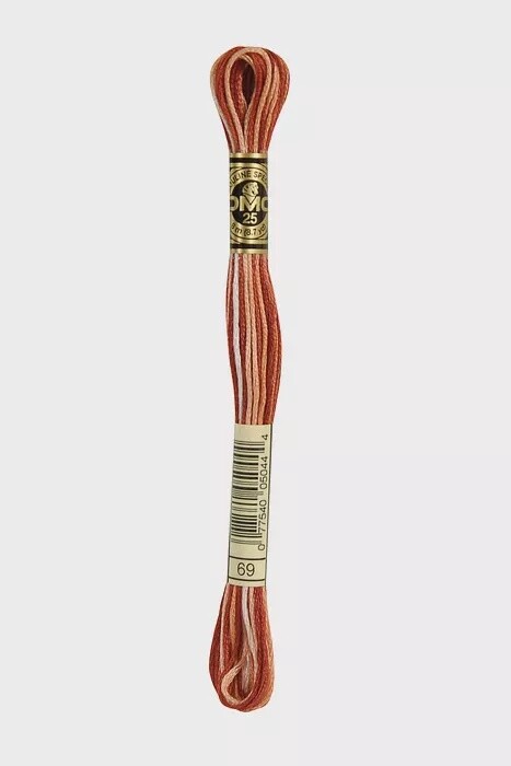 DMC 6-Strand Variegated Embroidery Floss-069 (beige rose)