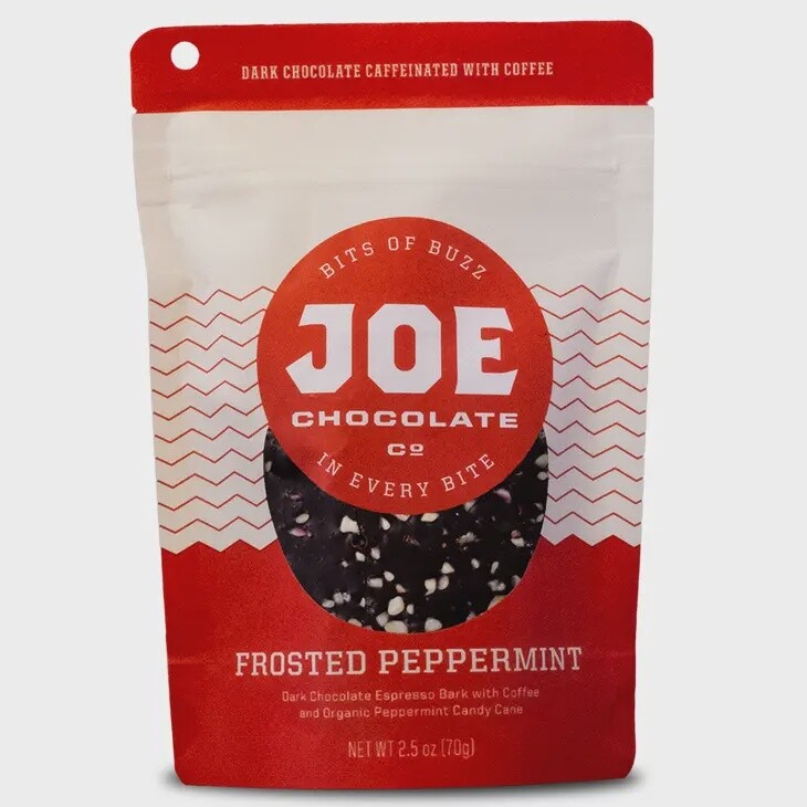 2.5 oz Frosted Peppermint Espresso Bark | Vegan