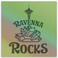 3 inch Holographic Sticker | Ravenna Rocks Brand Collection