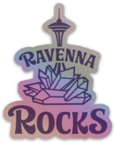 3 inch Holographic Sticker | Ravenna Rocks Brand Collection