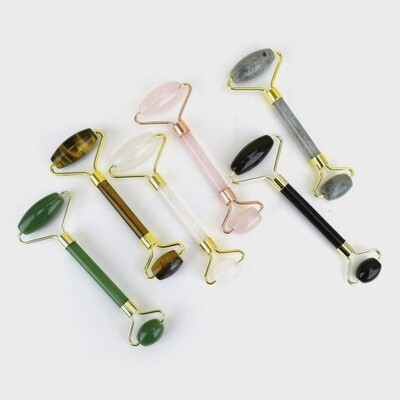 Stone Facial Rollers - Polished Natural Stone