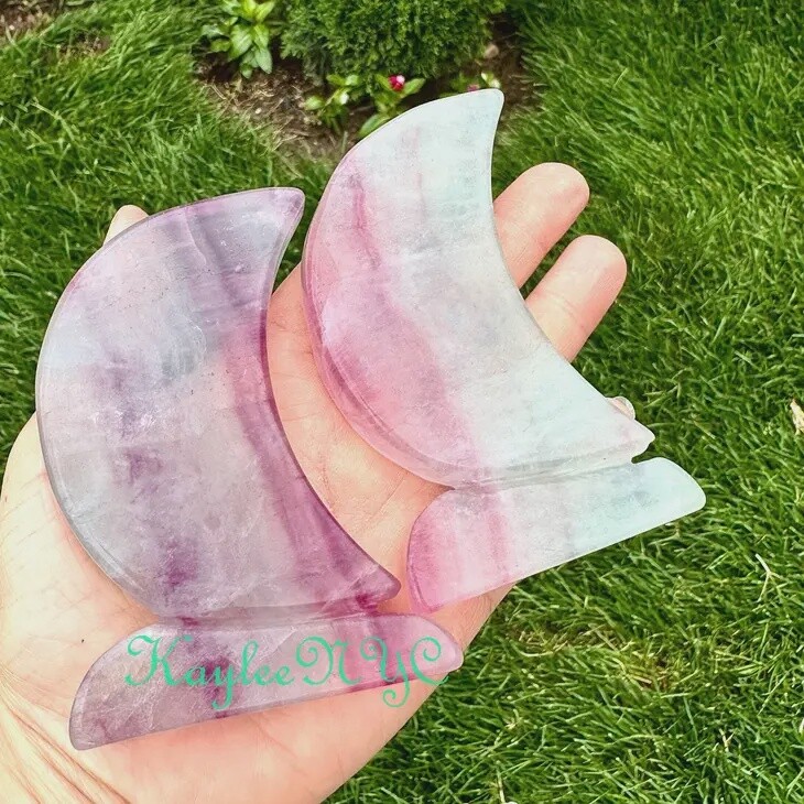 Watermelon Fluorite Moons