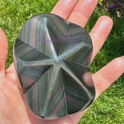 Rainbow Obsidian Star (by lb)
