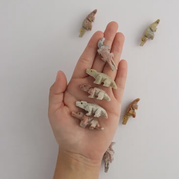 Soapstone Crocodiles