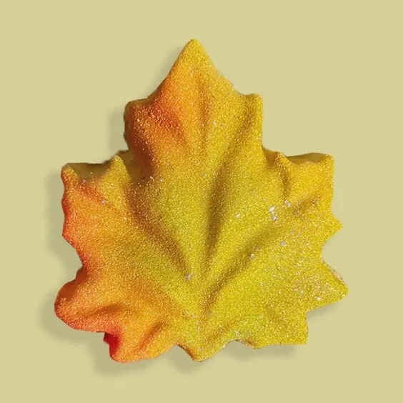 Fall Crystal Infused Bath Bomb, Type: Leaf