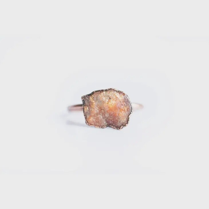 Sunstone ring