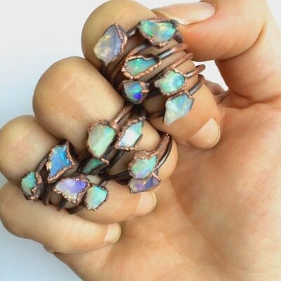 Raw Opal Ring