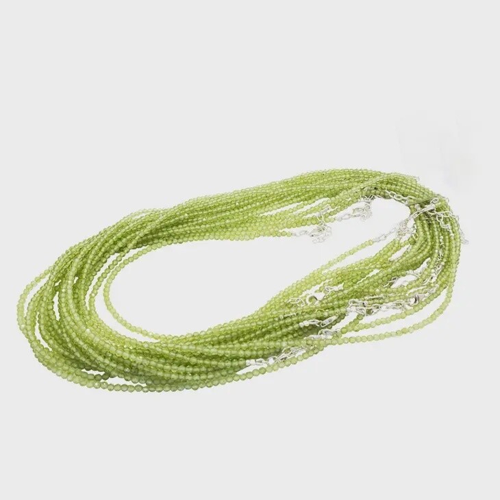 Peridot Chain Necklace For Pendants
