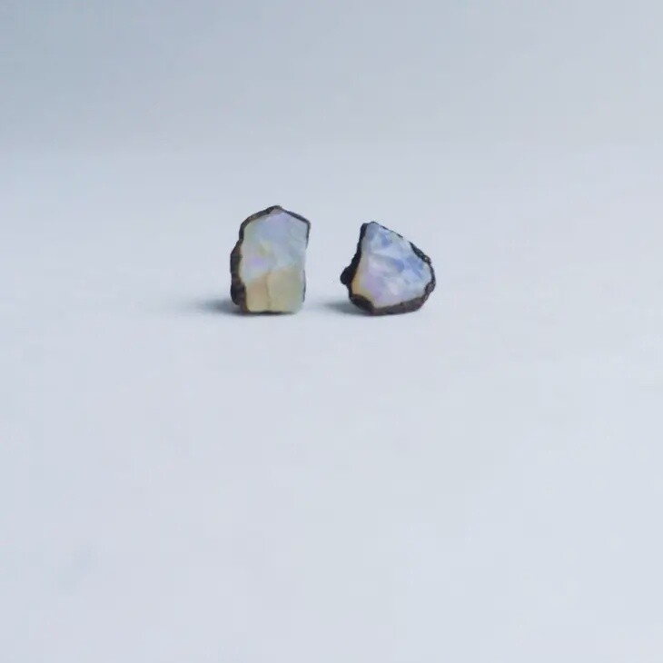 Rough Opal Earrings