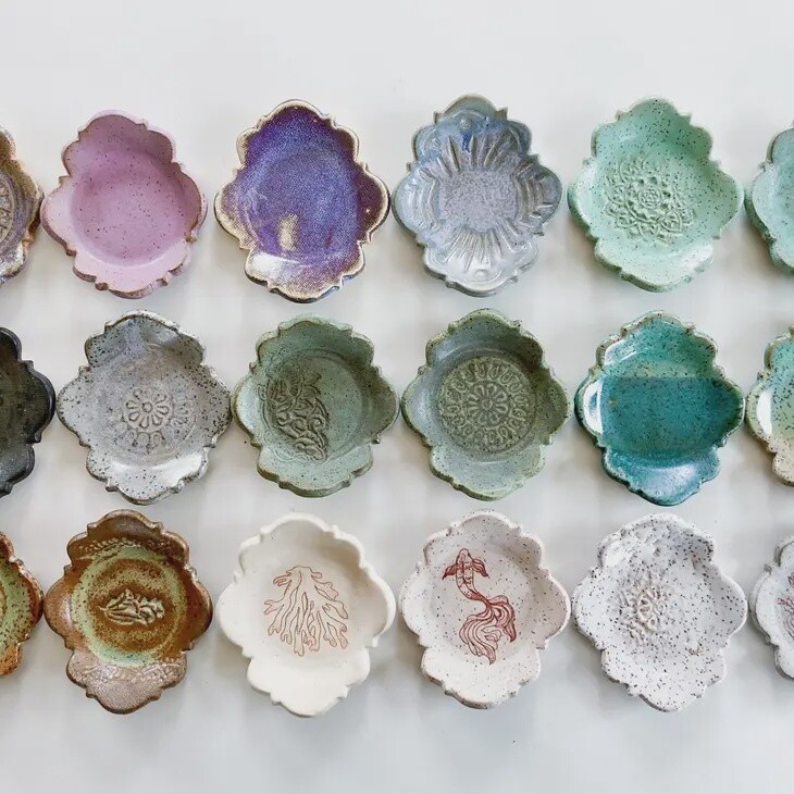 Ceramic jewelry dish | Pill dish