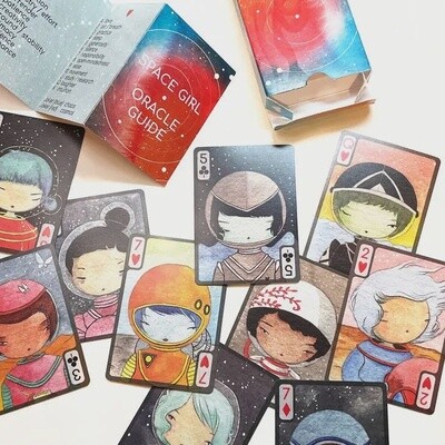 Space Girl - Playing Card and Oracle Deck