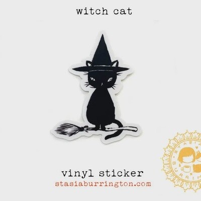 Witch cat Sticker