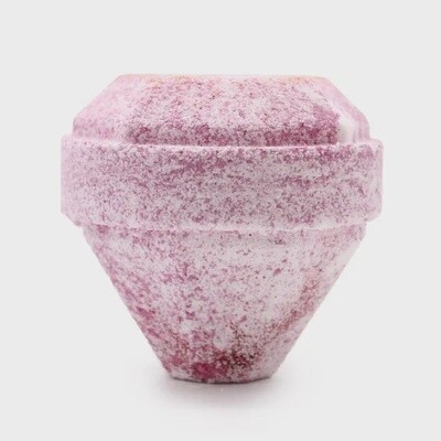 Gemstone Bath Bomb |  White &amp; Red
