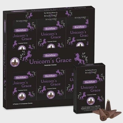 Mythical Backflow Incense Cones |  Unicorn Grace