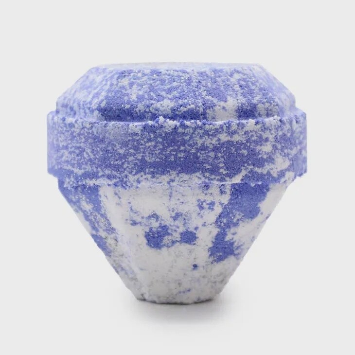 Gemstone Bath Bomb |  White & Blue