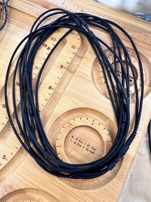 Black Silicone Cord Chain Necklace