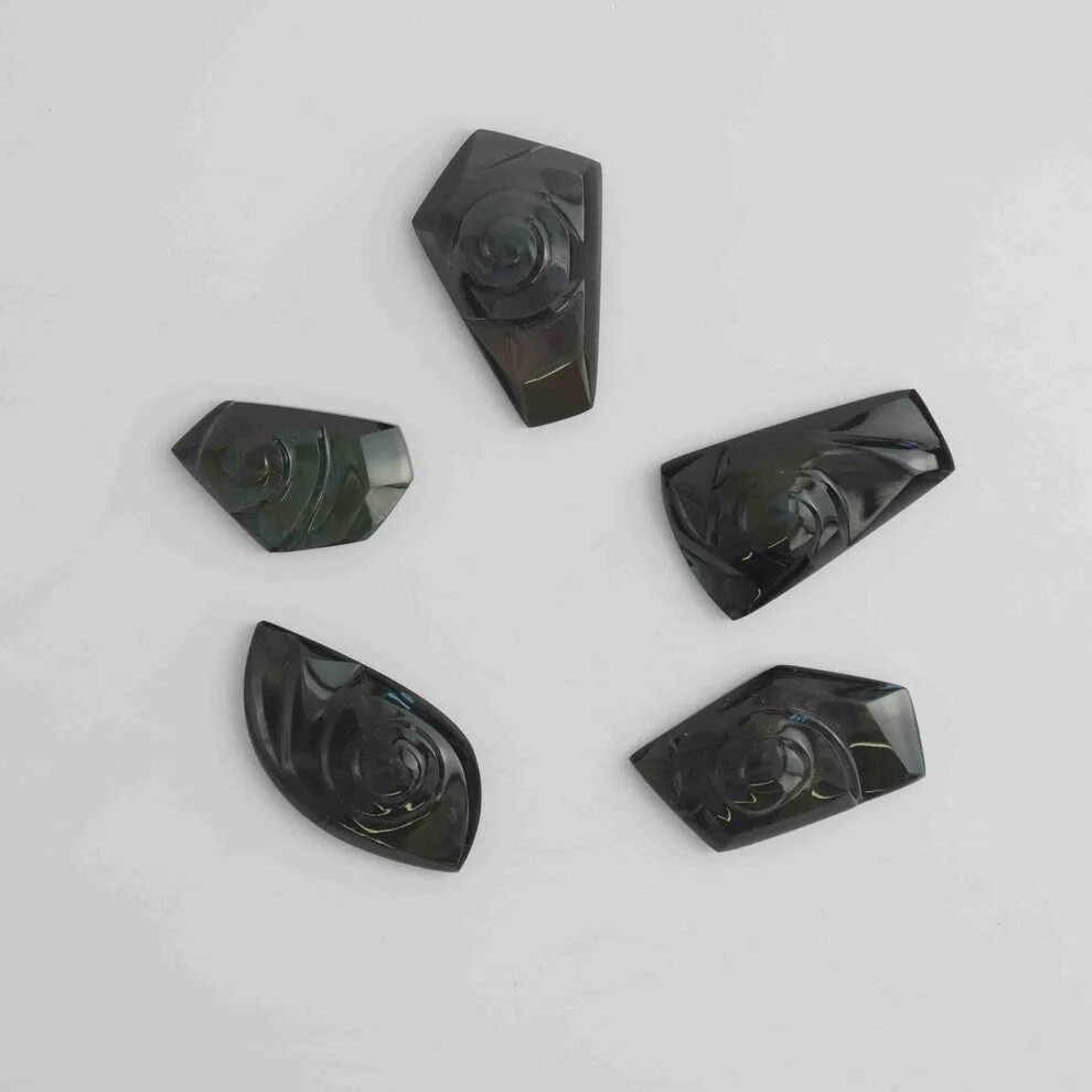 Rainbow Obsidian Swirl Cabochon