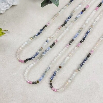 Etus// Secret Gemstone Beaded Necklace