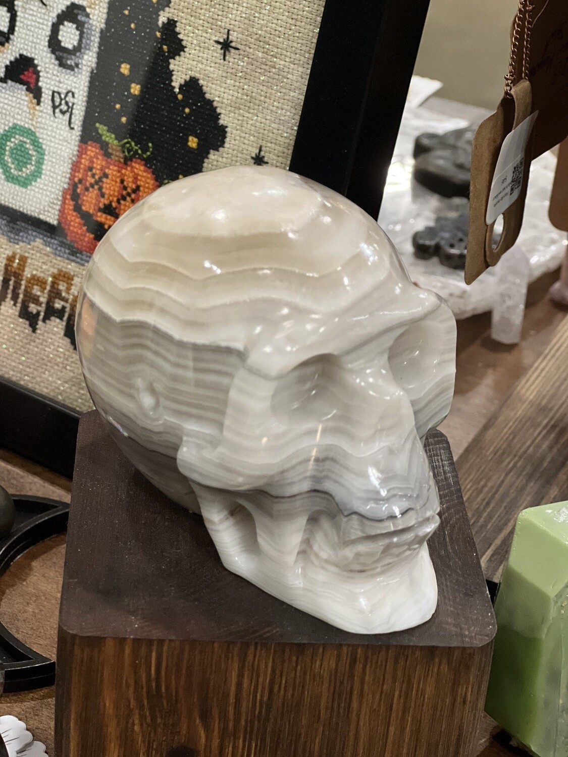 Hand-carved Onyx Skull | Mexico