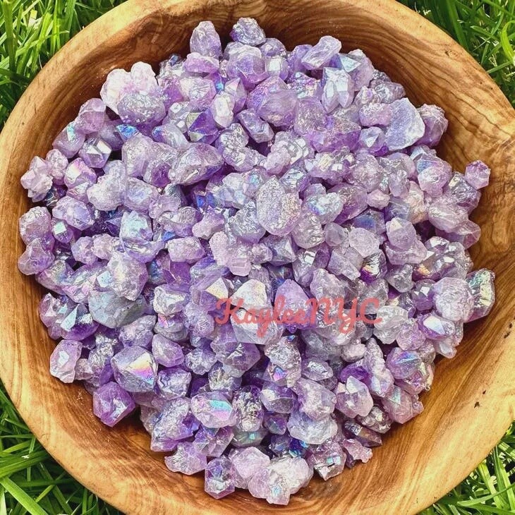 Mini Aura Amethyst Flower