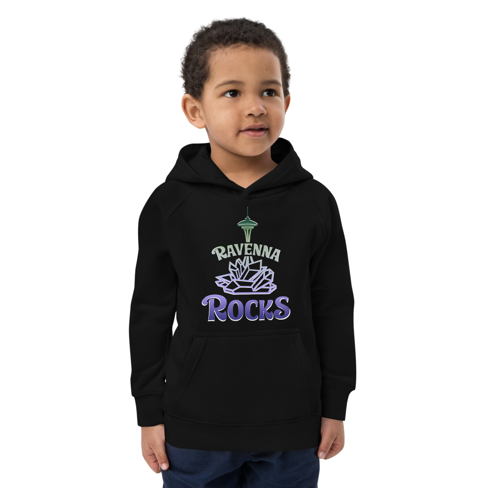 RR Logo Kids Eco Hoodie | Ravenna Rocks