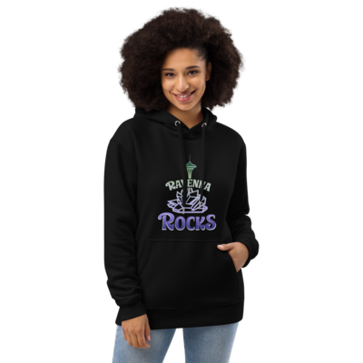 RR Logo Printed Eco Hoodie | Ravenna Rocks