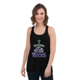 RR Logo Dark Flowy Racerback Tank | Ravenna Rocks