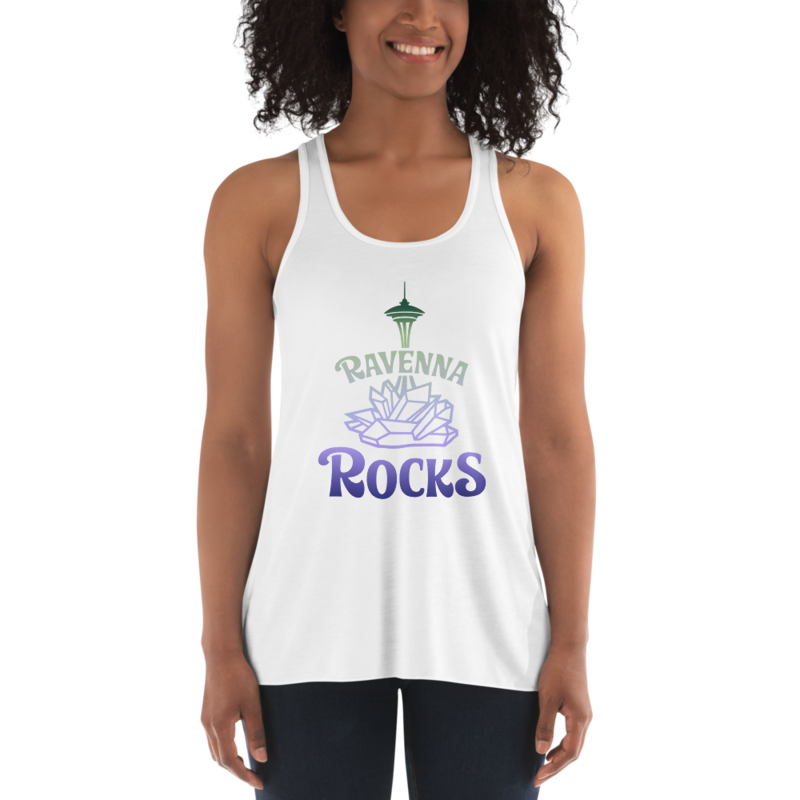 RR Logo Light Flowy Racerback Tank | Ravenna Rocks