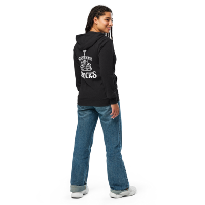 RR Logo Super Lightweight Unisex Zip Hoodie | Ravenna Rocks