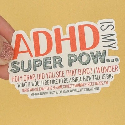 ADHD Superpower Sticker