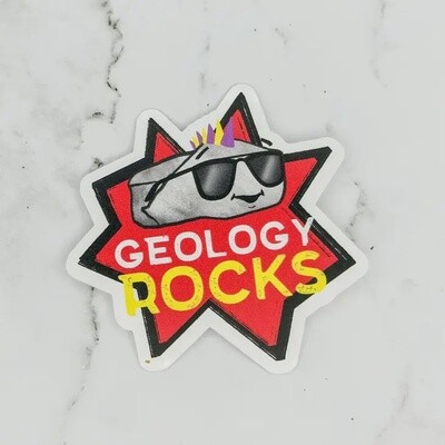 Hales Yeah Geology Rocks Sticker