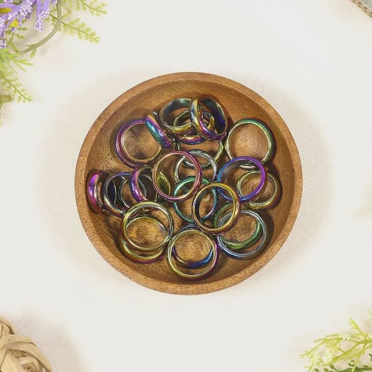 Hematite Rainbow Ring