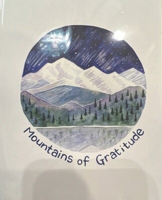 Mountains of Gratitude Thank You Card