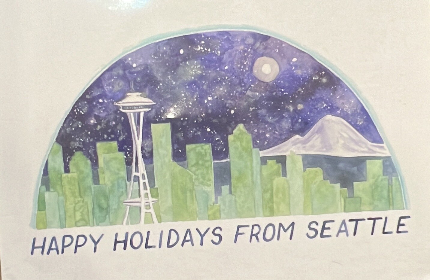Happy Holidays from Seattle Card