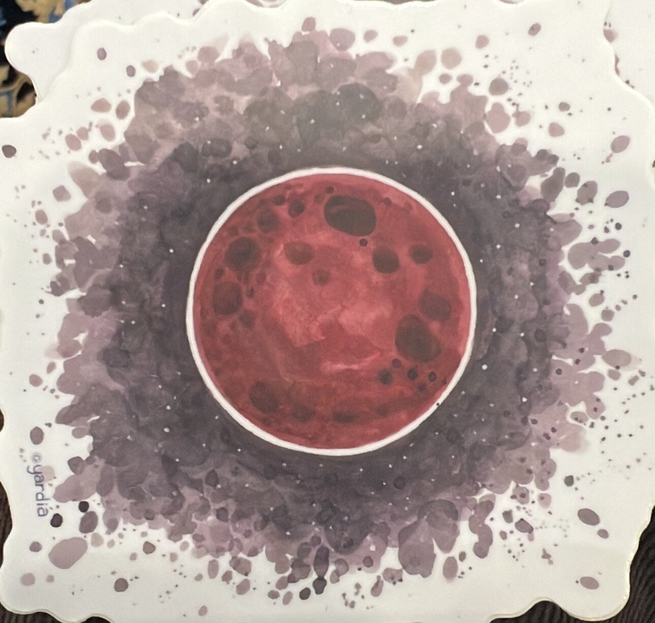 Lunar Eclipse Sticker