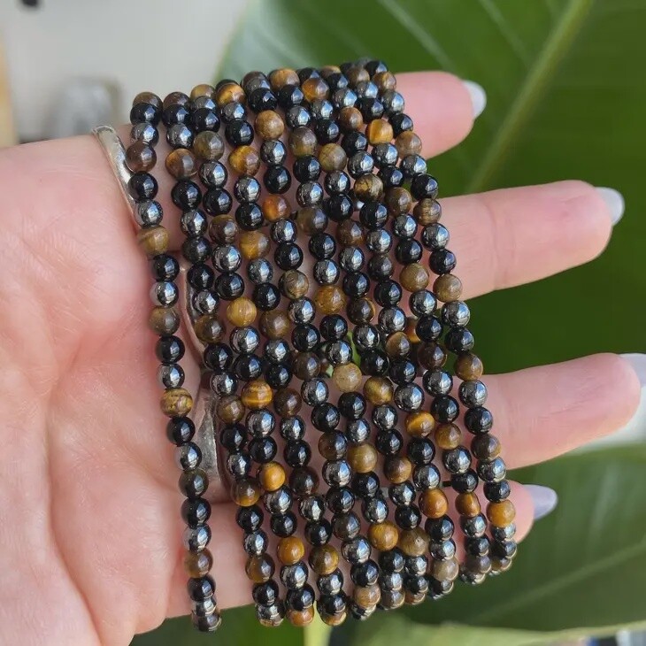 4mm Protection Bead Stretch Bracelet