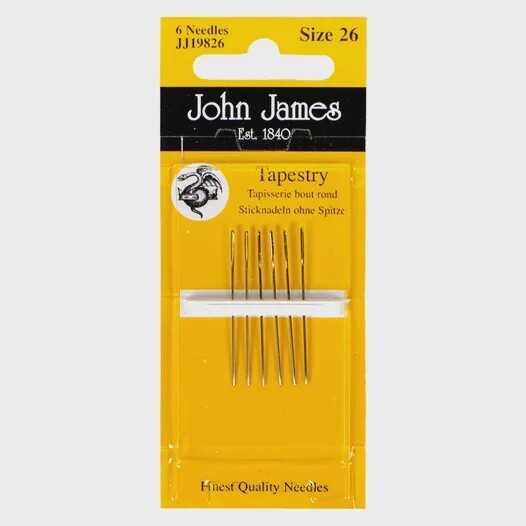 John James Embroidery Needles size 26
