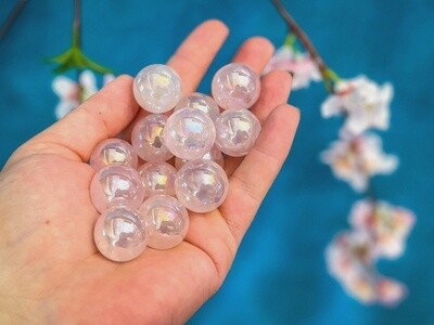 AURA Rose quartz Mini Crystal Sphere | 5-9 grams