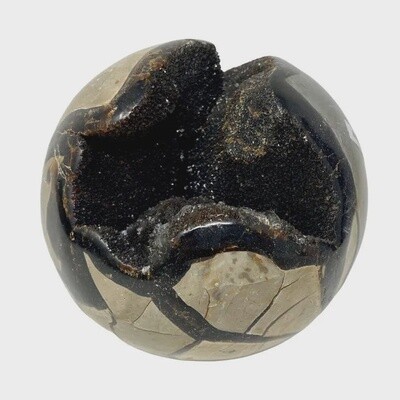 Septarian Dragon Sphere from Madagascar | 6 - 8 Pounds