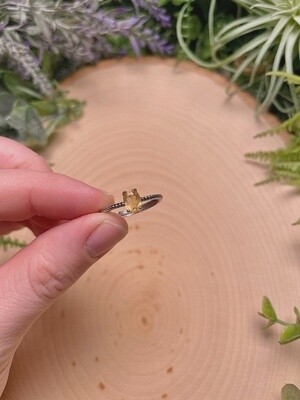 Adjustable Yellow Tourmaline Ring