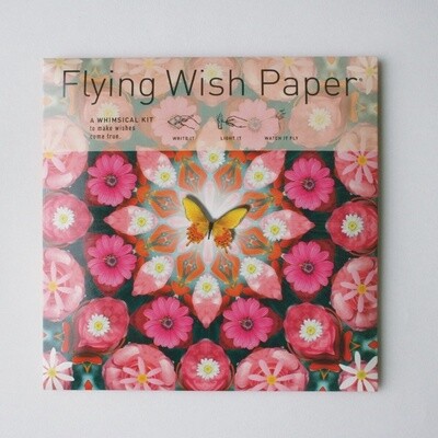 PINK BUTTERFLY / Large with 50 Wishes+accessories