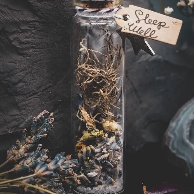 Sleep Well Spell Jar