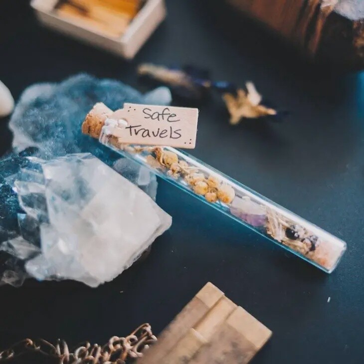 Safe Travels Spell Vial
