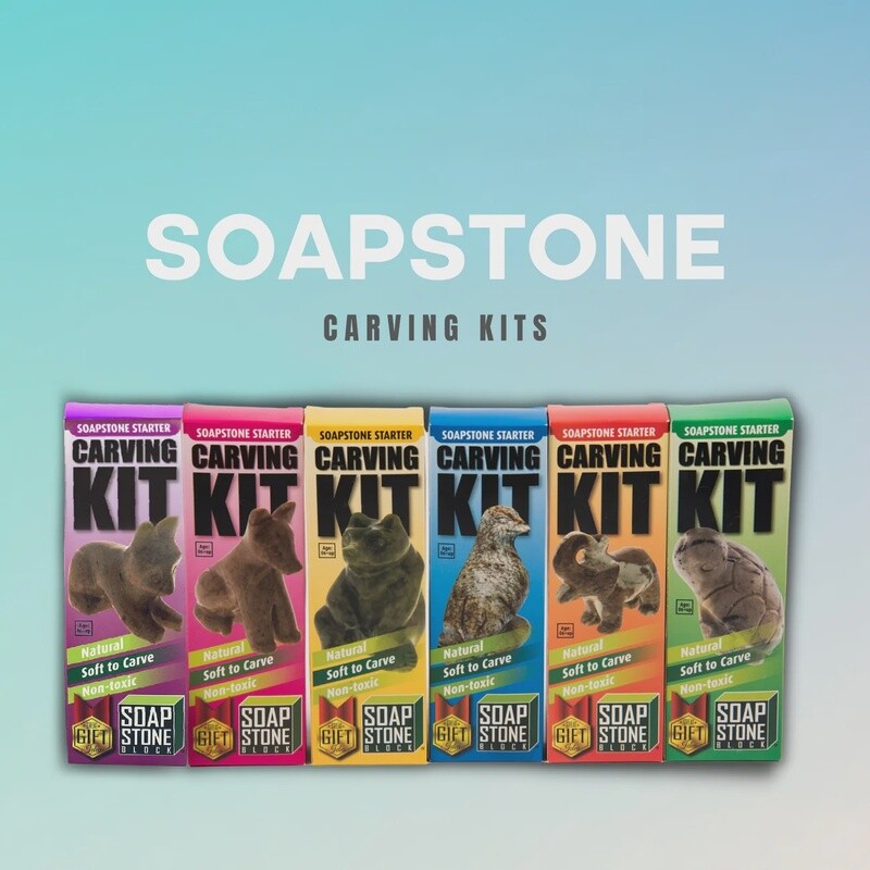 Soapstone Animal Carving Kit